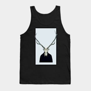 Living Skull and Horns T-shirt Tank Top